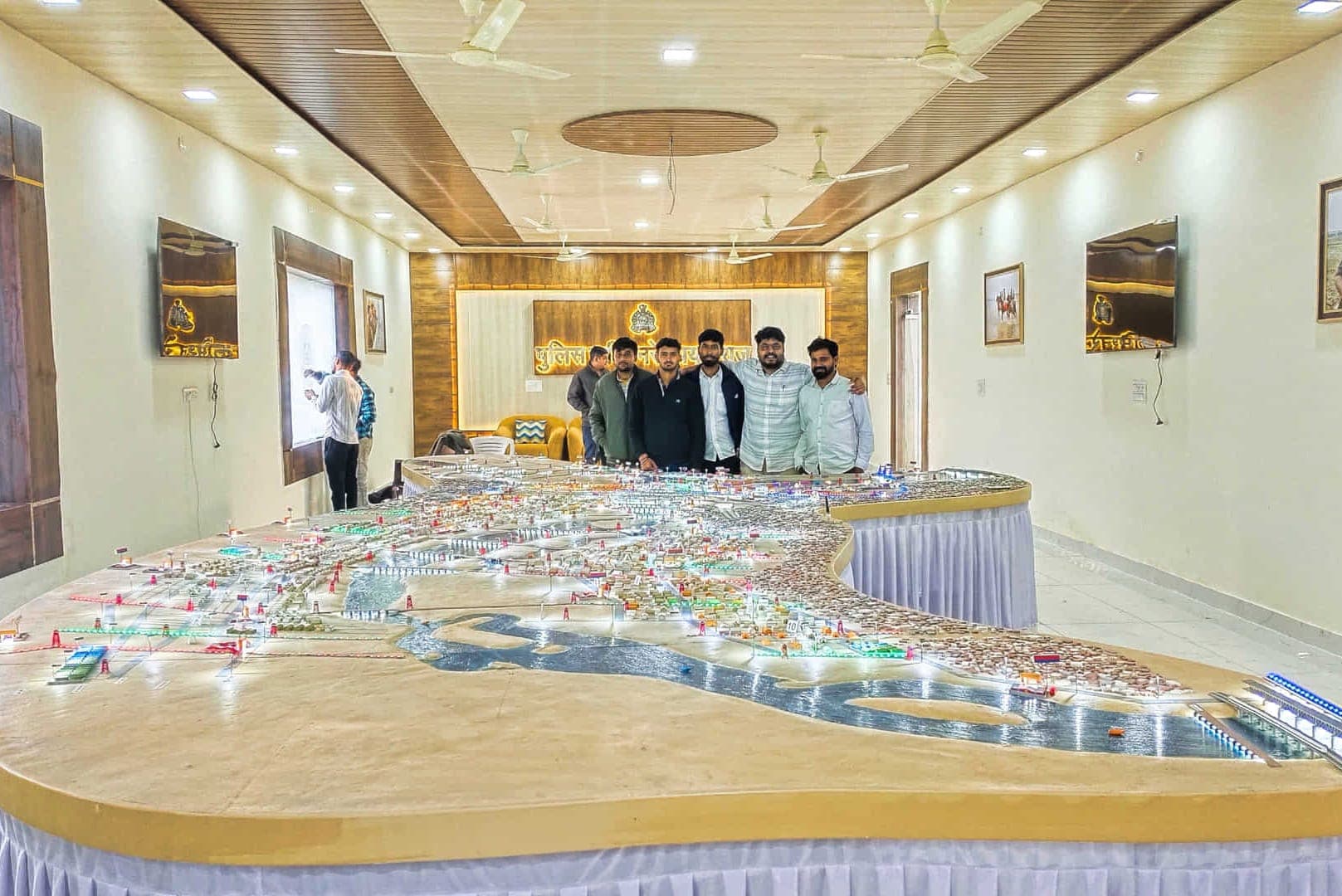 Mahakumbh 2025 — low rise residential architectural scale model by RD Models